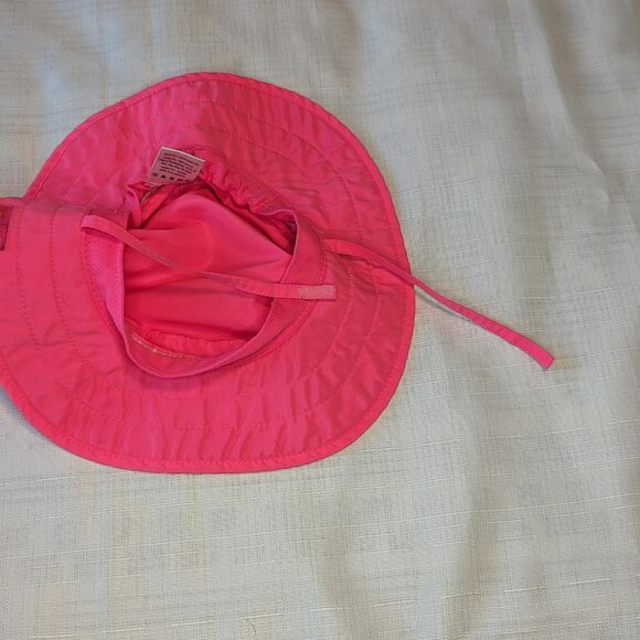 Sun Protection Zone Spring Summer Kids 50+ SPF UV Protection Pink Floral Hat - Picture 6 of 8